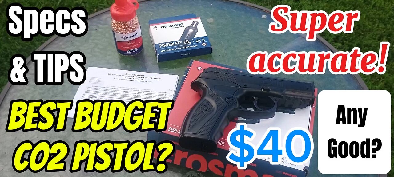 Crosman C11 CO2 Pistol: 2025 Best Budget Airgun? | Unboxing, Specs & Tips