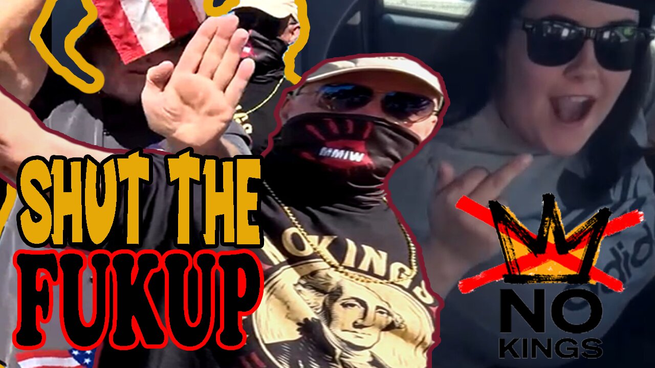 Protester ASSAULTED Police Ping with US Flag Pole @ WILD No KINGS Day Protest OCT. 2025