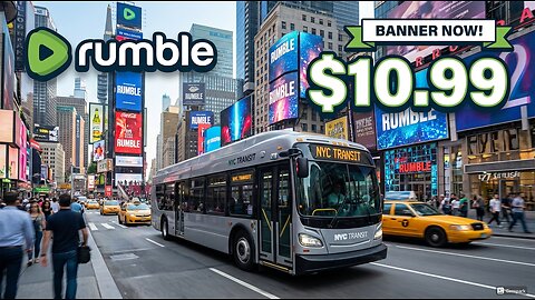 Rumble $10.99 Citybus Driving in NYC