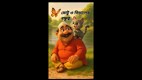 Emotional Story মোটু ও বিড়ালের বন্ধুত্ব