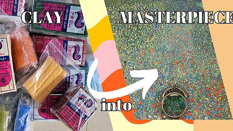 Polymer Clay Bookmarks Making-Field of Poppies