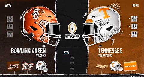 Ep14 Bowling Green vs Tennessee: Playoffs, 2 point conversion can win it!