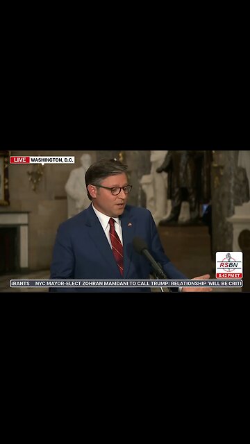 Mike Johnson Has A Clear Message To Chuck Schumer