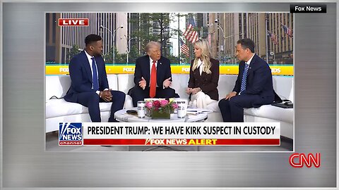 Trump says suspect in Charlie Kirk shooting is in custody