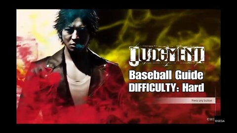 Judgement - PS4 - Baseball Guide