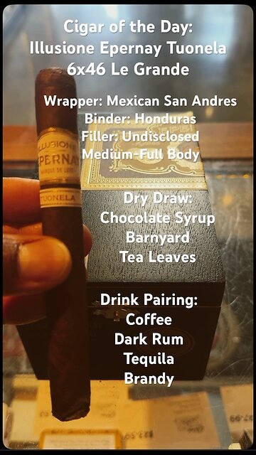 Epernay Tuonela (Illusione) 6x46 Le Grande #Short #CigarOfTheDay #Shorts #YTShorts #Review