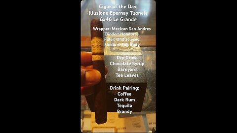 Epernay Tuonela (Illusione) 6x46 Le Grande #Short #CigarOfTheDay #Shorts #YTShorts #Review