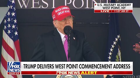 Trump urges graduating cadets to ‘win, win, win’ during his West Point commencement speech