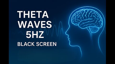 Binaurale Beats | Theta Golven 5HZ | Diepe Ontspanning, Meditatie & Focus | Volledig zwarte scherm🎶