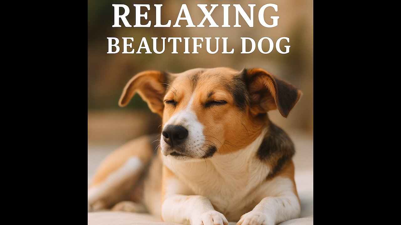 Relaxing cute dog