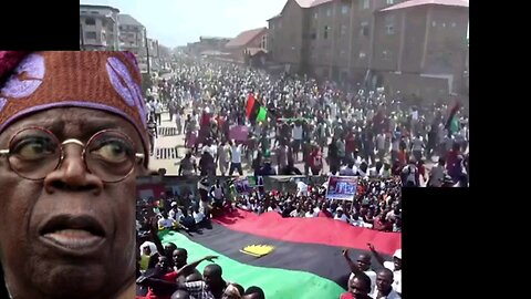 Tinubu , panic ,Nnamdi kanu protest Begine heavily as unconditional Release is Demanded by NANS