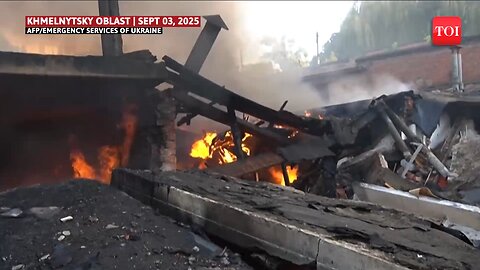 Russia launches over 500 drones and missiles at Ukraine in massive overnight attack