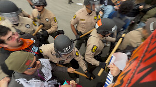 State Police Push Back Crowd & Arrest Protesters Outside Broadview ICE Facility