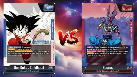 Dragonball Fusion World Online Son Goku Childhood VS Beerus!!