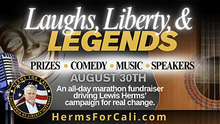 LIVE: Lewis Herms For Governor California | Campaigne For Real Change