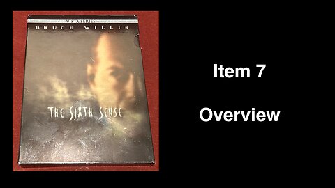 Item 7: The Sixth Sense 1999 DVD 2 Disc Vista Series Widescreen Edition 2002