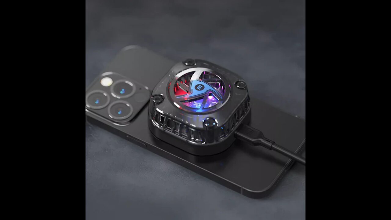 Transparent Magnetic Wireless Charger And Phone Cooler