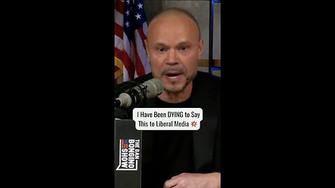 I've been *DYING* to say this to the liberal media...