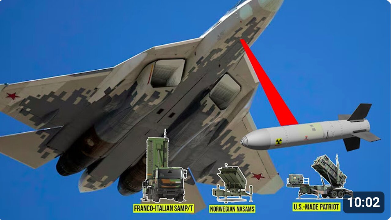 The Su-57 Felon demonstrates its ability to evade modern air defense systems such as the US Patriot