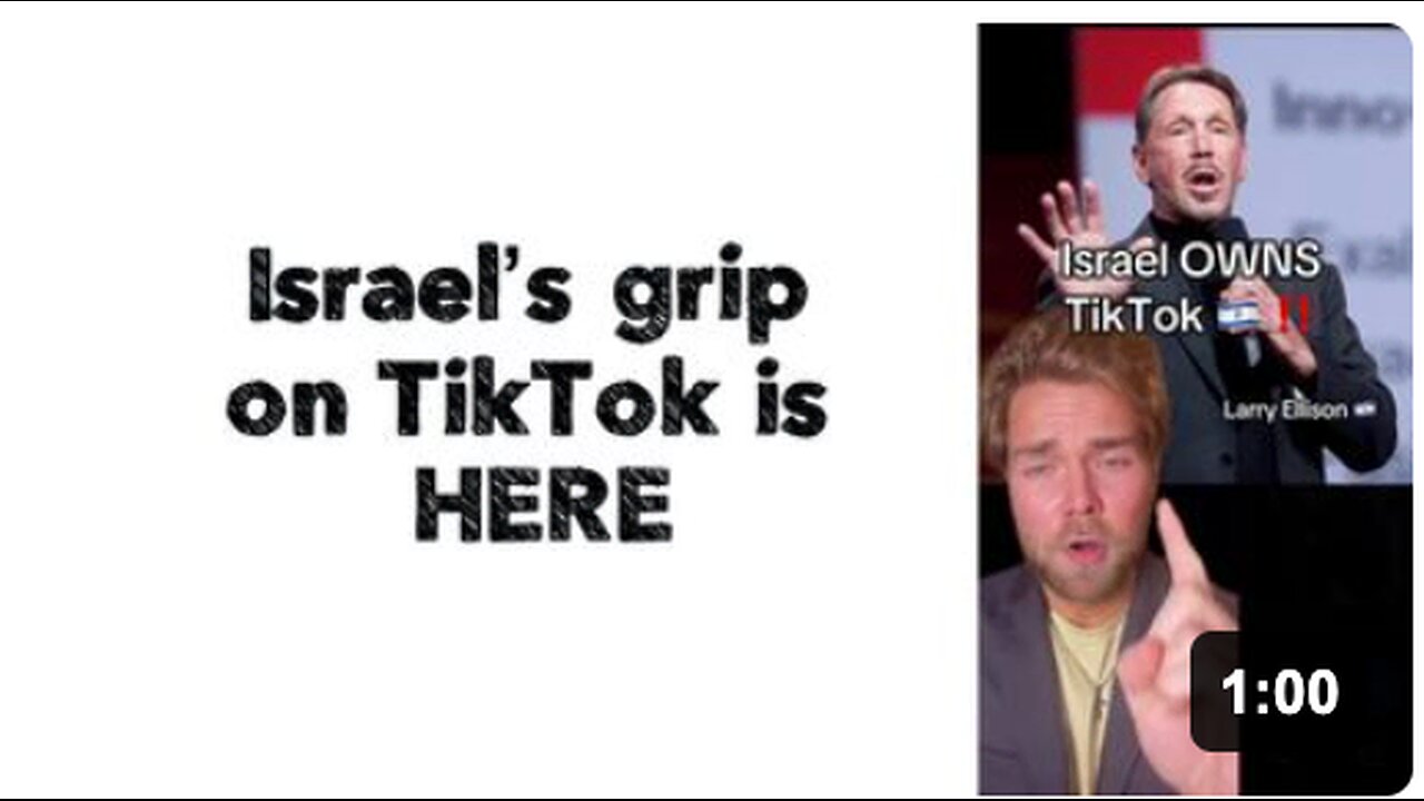 Israel’s grip on TikTok is HERE