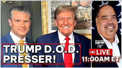 BREAKING NEWS: PRESIDENT TRUMP AND DEFENSE SECRETARY PETE HEGSETH TO HOLD A PRESS CONFERENCE