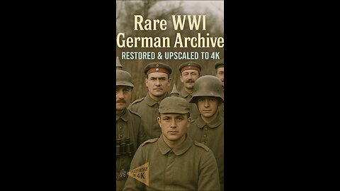 German WW1: Lost Archive Restored & Upscaled to 4K—See History Reborn! 🪖✨