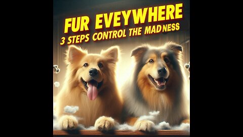 Fur Everywhere? 3 Steps to Control the Madness #furry #dog #petowner #pets #petcareprovider