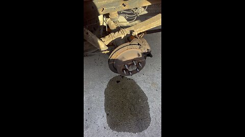 Destroyed rotor… how did it drive in?!?