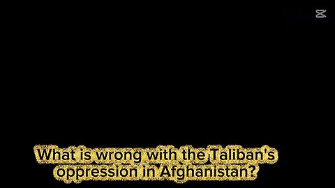 What is happening with the Taliban's cruelty in Afghanistan is truly terrifying.
