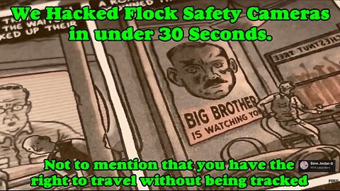 We Hacked Flock Safety Cameras in under 30 Seconds - Benn Jordan