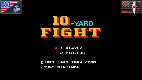 10-Yard Fight (NES - Attract Mode) [NA Version of "10ヤード・ファイト"]