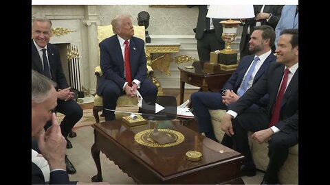 President Trump Participates in a Bilateral Meeting with the Prime Minister of Canada, May 6, 2025