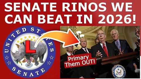 FIVE Senate RINOs That We Can PRIMARY in 2026!