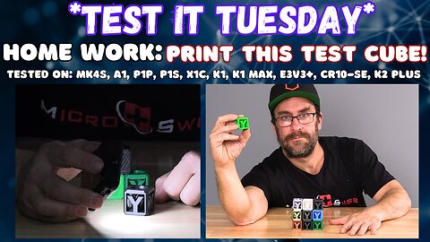 Test your 3D Printer: PRINT THIS TEST CUBE