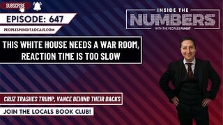 White House War Room Needed, Ted Cruz Trashes Trump | Inside The Numbers