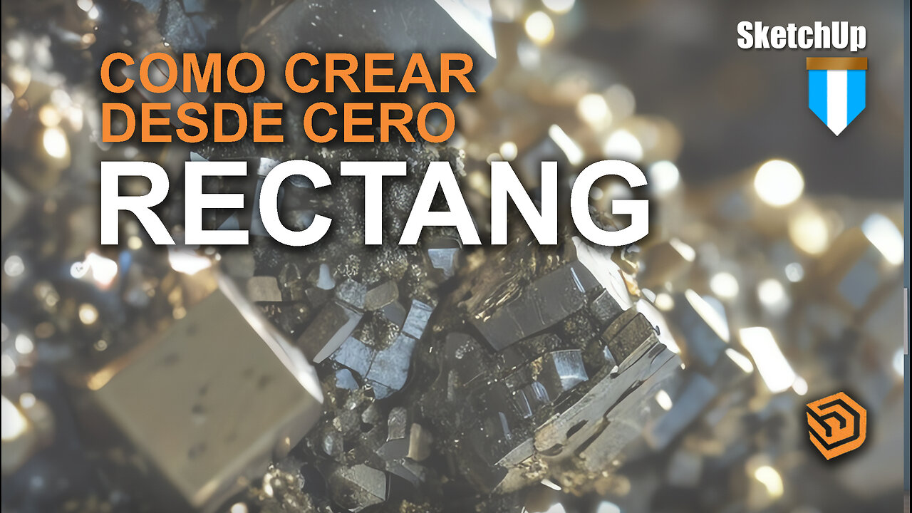 Crear rectángulos en #SketchUp de forma básica y profunda