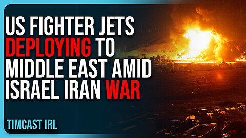 US Fighter Jets DEPLOYING To Middle East To Support Allies Amid Israel Iran War