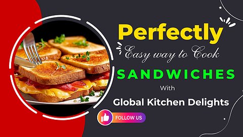 I could make these sandwiches every day❗ Global Kitchen Delights!