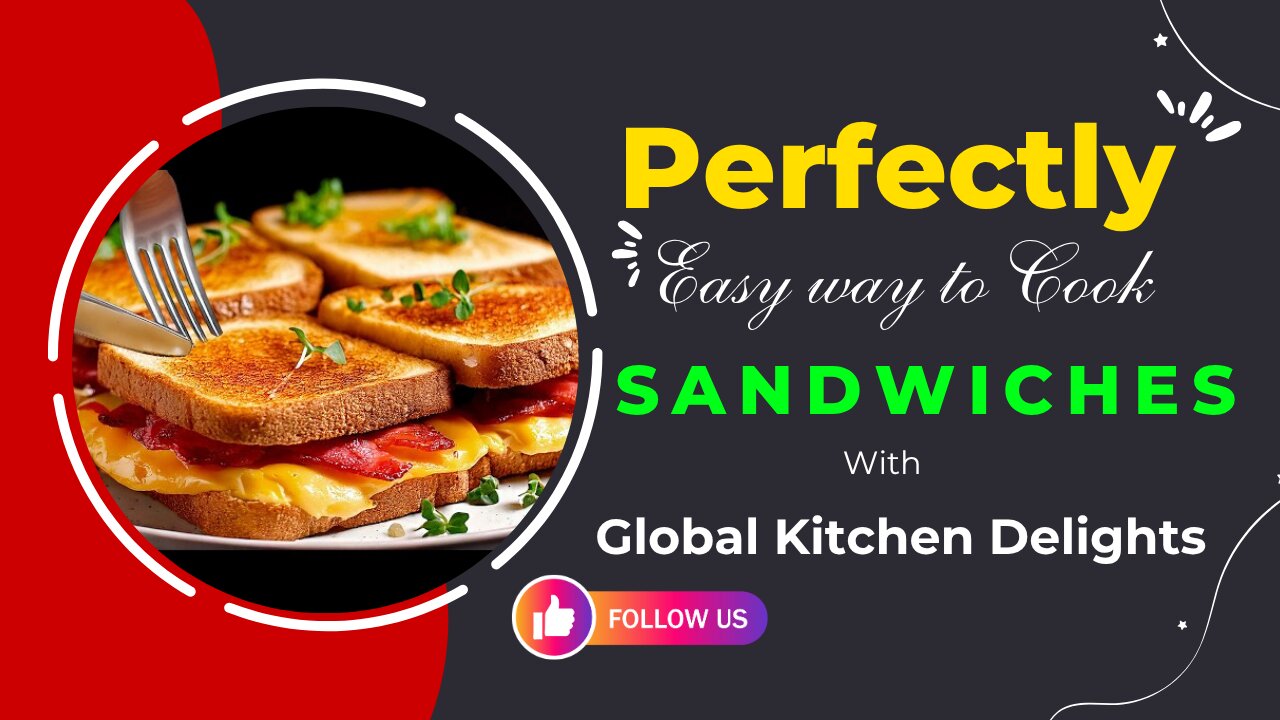I could make these sandwiches every day❗ Global Kitchen Delights!