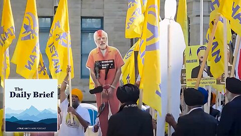 Khalistani protesters in Calgary chant "kill Modi"