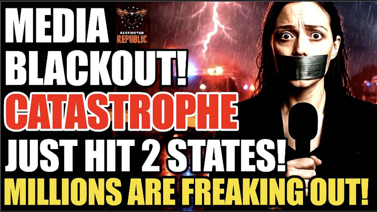 Media BLACKOUT! MEGA Catastrophe Just Hit Two States! Millions Freaking Out!