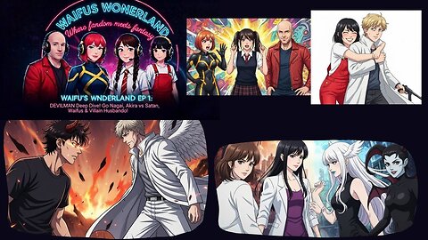 Waifu's Wonderland Ep 1: DEVILMAN Deep Dive! Go Nagai, Akira vs Satan, & Alice's Villain Husbando!