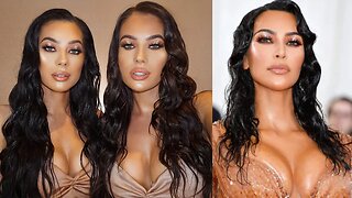 Kim Kardashian Met Gala Makeup Look | Badura Twins Recreation