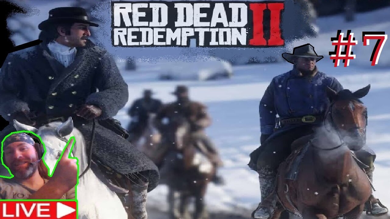 Red Dead Redemption II part #7 story-mode playthrough (livestream)