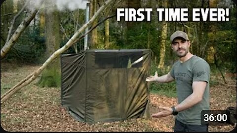 First Time Camping in the Finnish “Cube” Tent 🇫🇮 | Unique Outdoor Experience