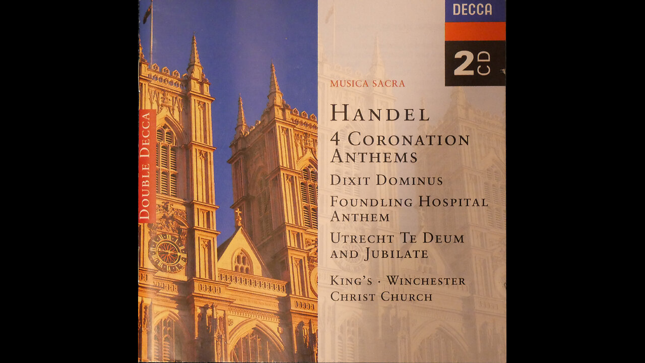 Handel - 4 Coronation Anthems, Dixit Dominus - Simon Preston, Oxford (1997) [Complete 2 CD Album]