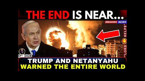 TRUMP AND NETANYAHU WARNED SOMETHING SCARY IS ABOUT TO HAPPEN IN JERUSALEM