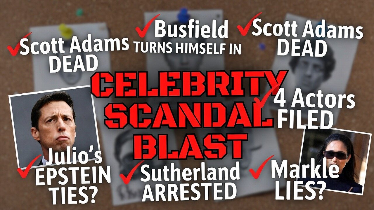 Timothy Busfield's Surrender, Scott Adams' Passing, & Julio's Epstein Scandal | News Blitz