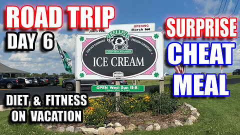 Can you eat Ice Cream on a low carb Keto diet? - unexpected cheat day on vacation - Road Trip Day 6
