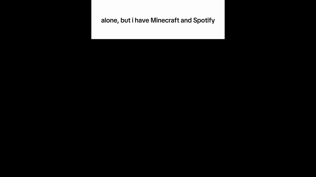 alone,but have Minecraft and Spotify #CapCut #mc #monkey #Minecraft #fyp #4u
